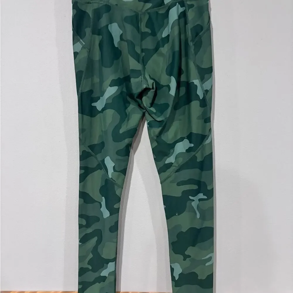 Kids Camouflage Green Leggings Size XXL (18) Kids